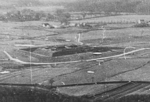 Luftbild des Fort Holtenau.