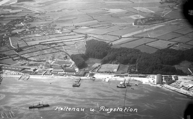 Die Seeflugstation im Jahr 1918